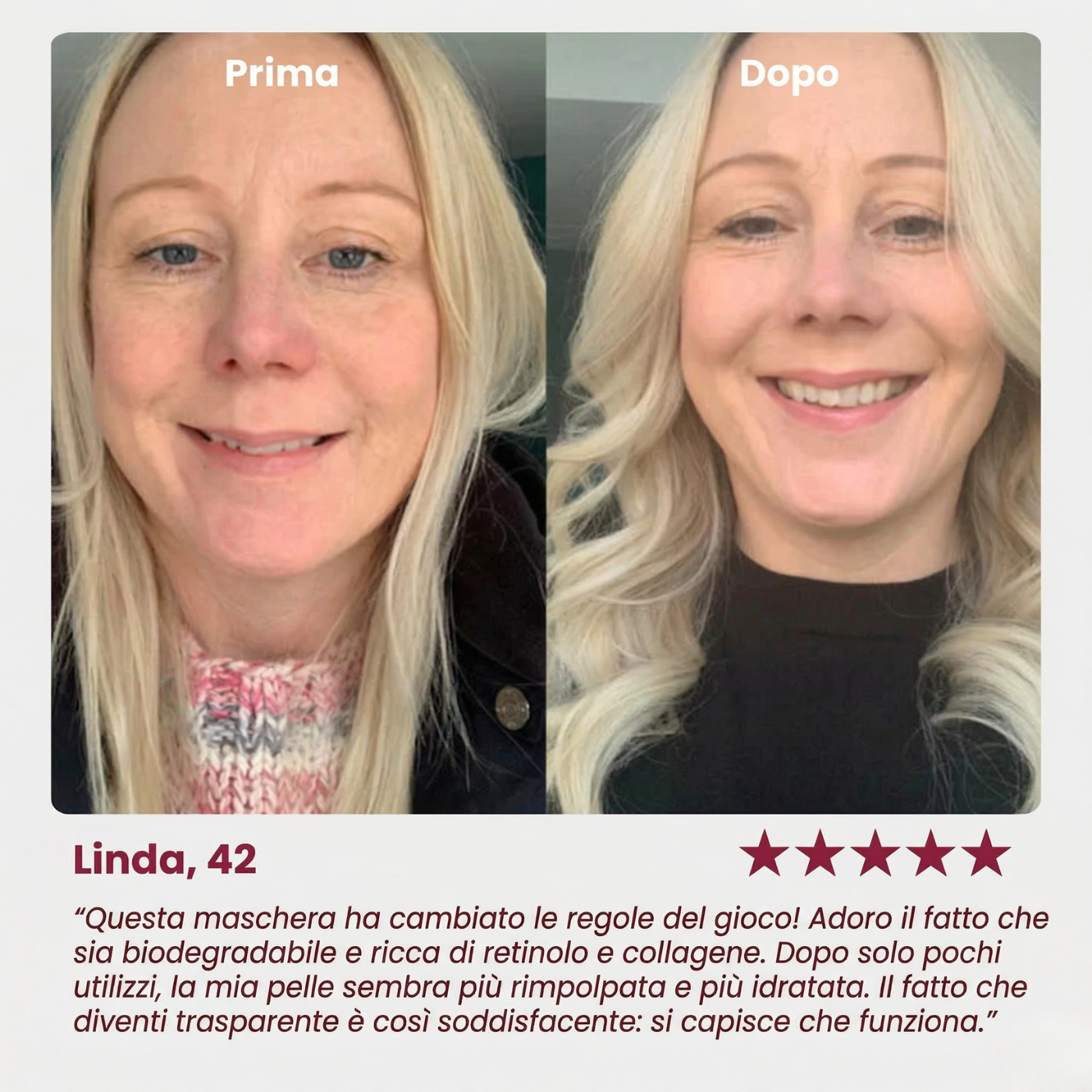 Maschera Al Collagene Bio
