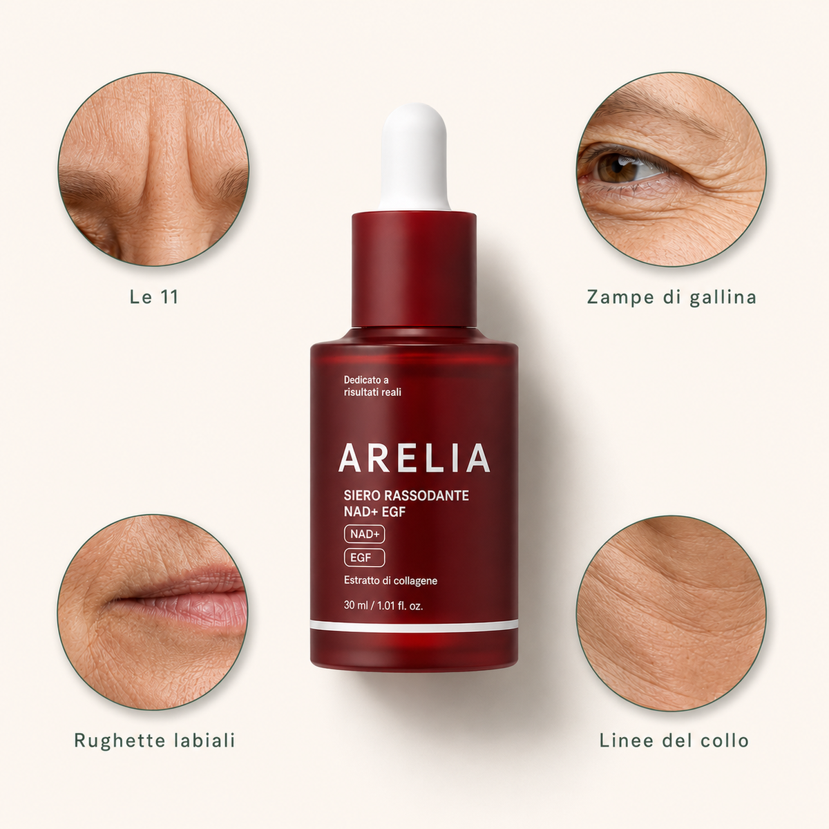 Arelia NAD+ EGF Siero Anti Rughe